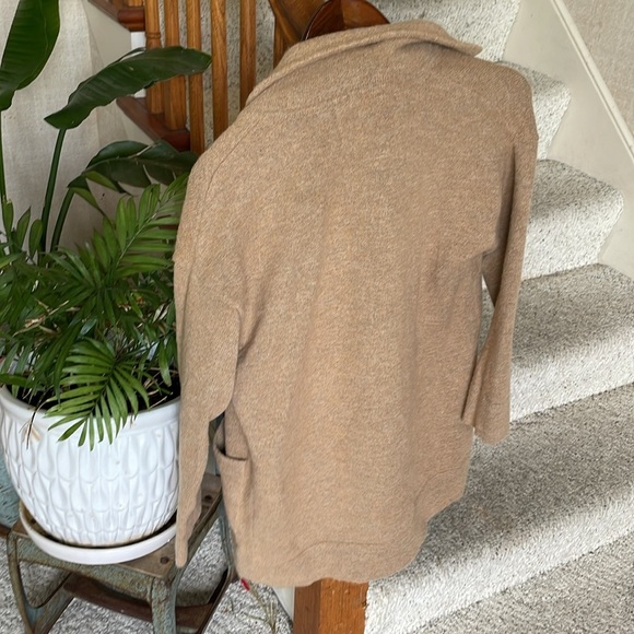 Thread & Supply Textured Camel Cardigan Coat - Picture 5 of 11